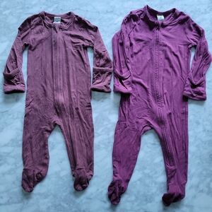 kate quinn Kids Pajama Set in Purple and Mauve